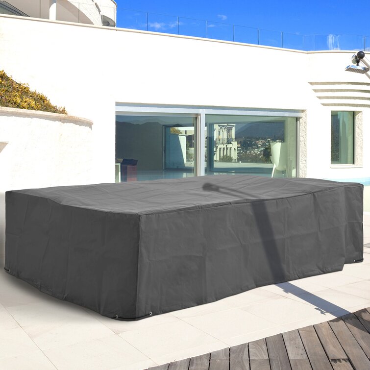 Outsunny Outdoor Sectional Patio Water Resistant Cover Reviews Wayfair   Outdoor Sectional Patio Water Resistant Cover 